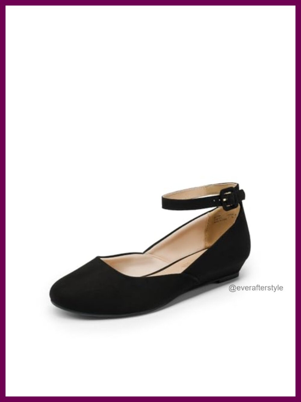 Women's Dress Flats Ballet Low Wedge Comfortable Walking Shoes